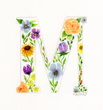 Load image into Gallery viewer, White Floral Initial - M
