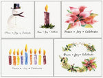 Load image into Gallery viewer, Holiday 10-Pack with Sentiments and Holiday Envelopes
