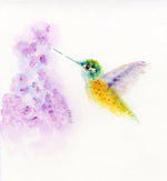 Load image into Gallery viewer, Hummingbird with Lilacs
