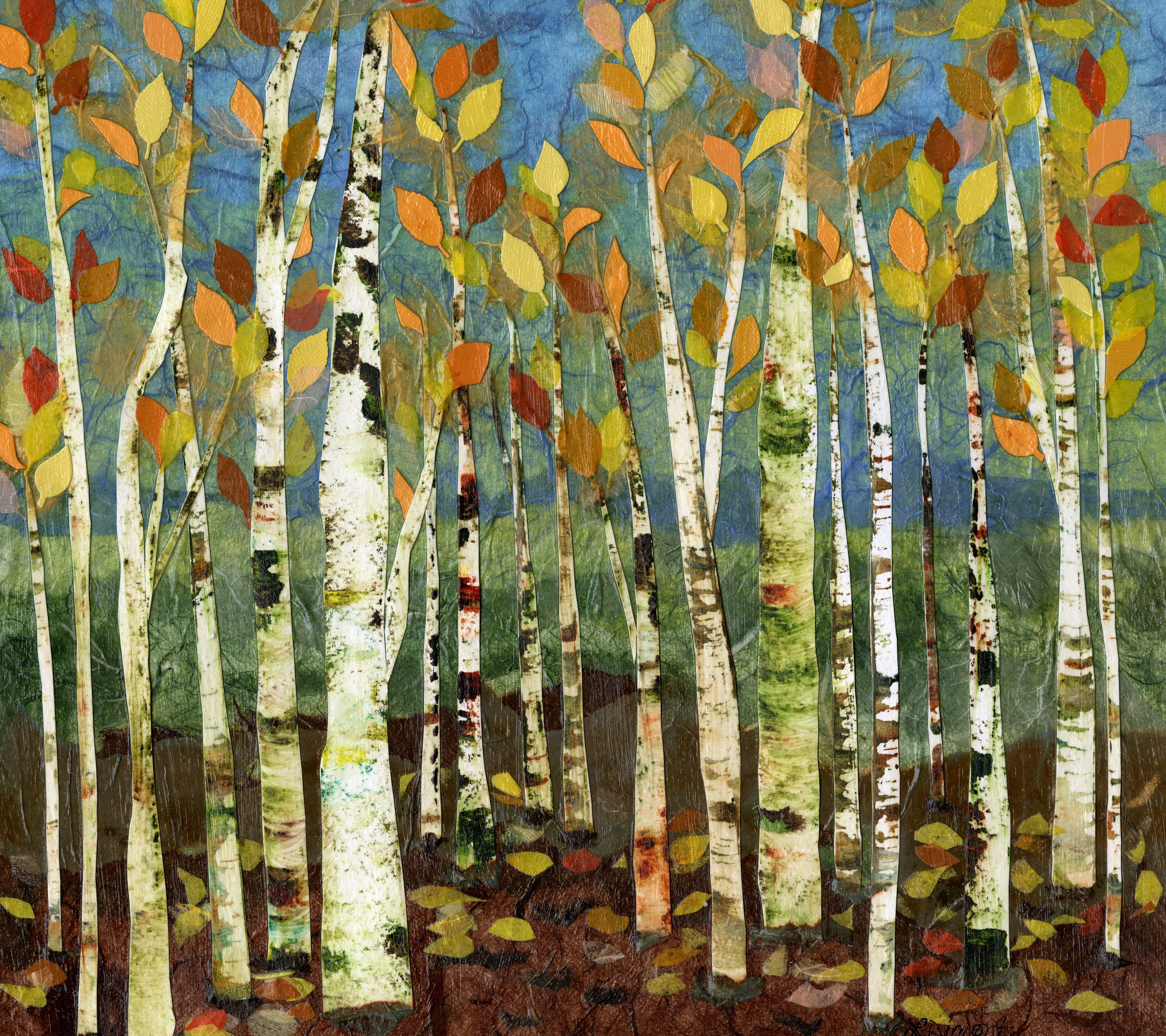 Large Birch Trees