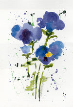 Load image into Gallery viewer, Purple Pansies
