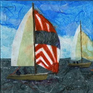 Red, White, & Blue Sail