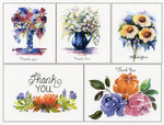 Load image into Gallery viewer, Thank You Cards 10-Pack with Handmade Envelopes
