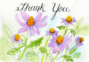 Thank You, Purple Flowers