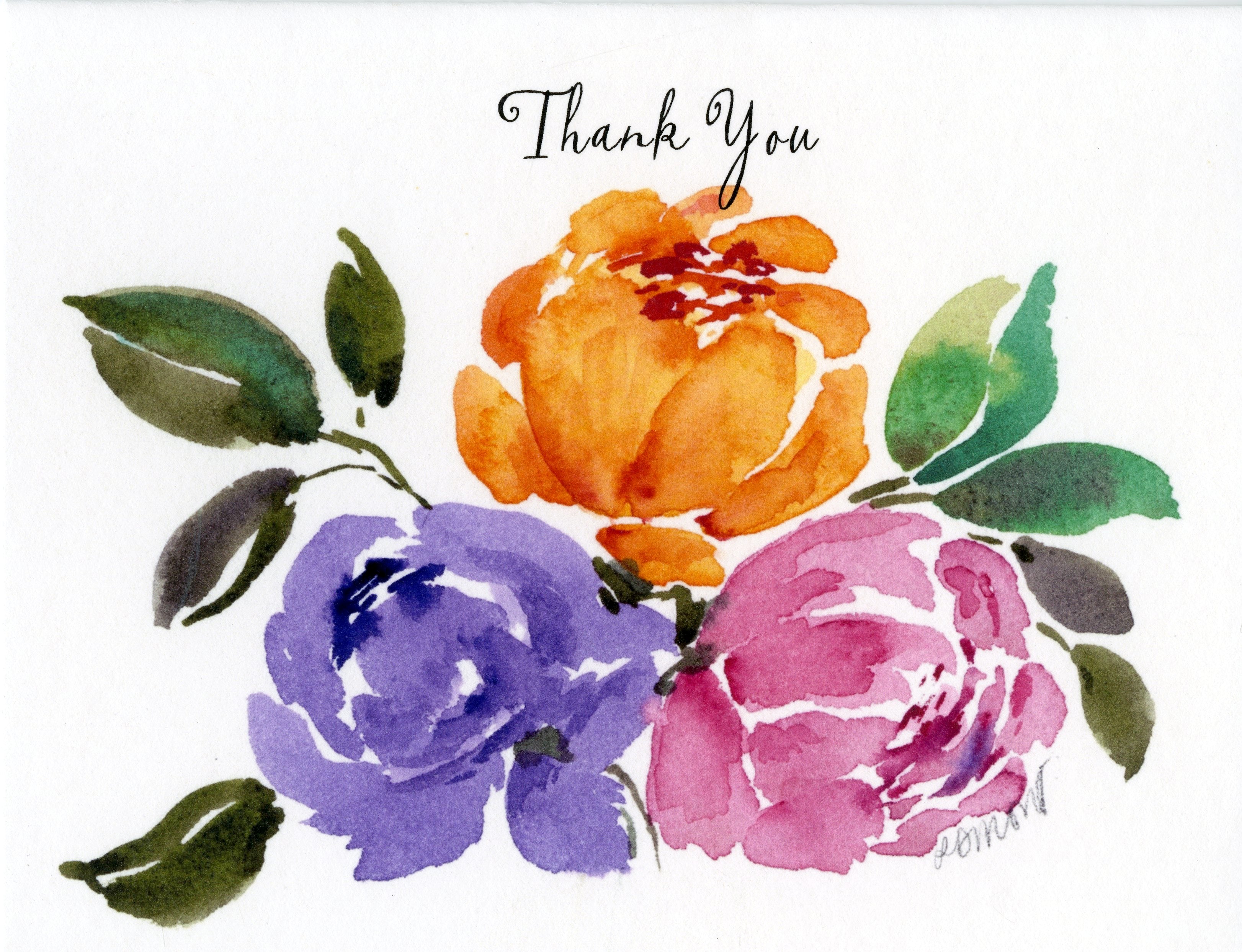 Thank You - Peonies