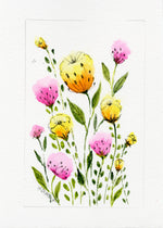 Load image into Gallery viewer, Yellow and Pink Flowers
